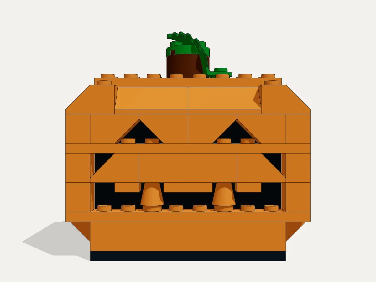 Pumpkin Lantern: Mischievous Grin · 1