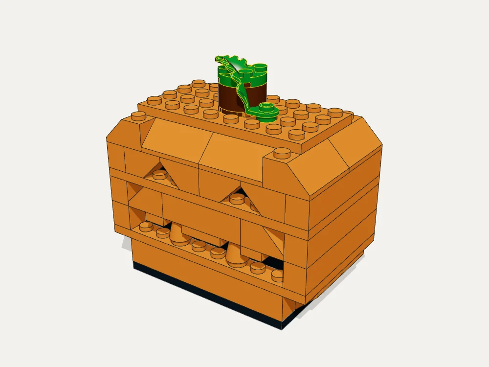 Pumpkin Lantern: Mischievous Grin · Step 14