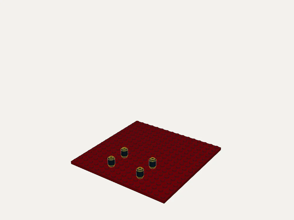Classic Upright Piano and Stool · Step 2